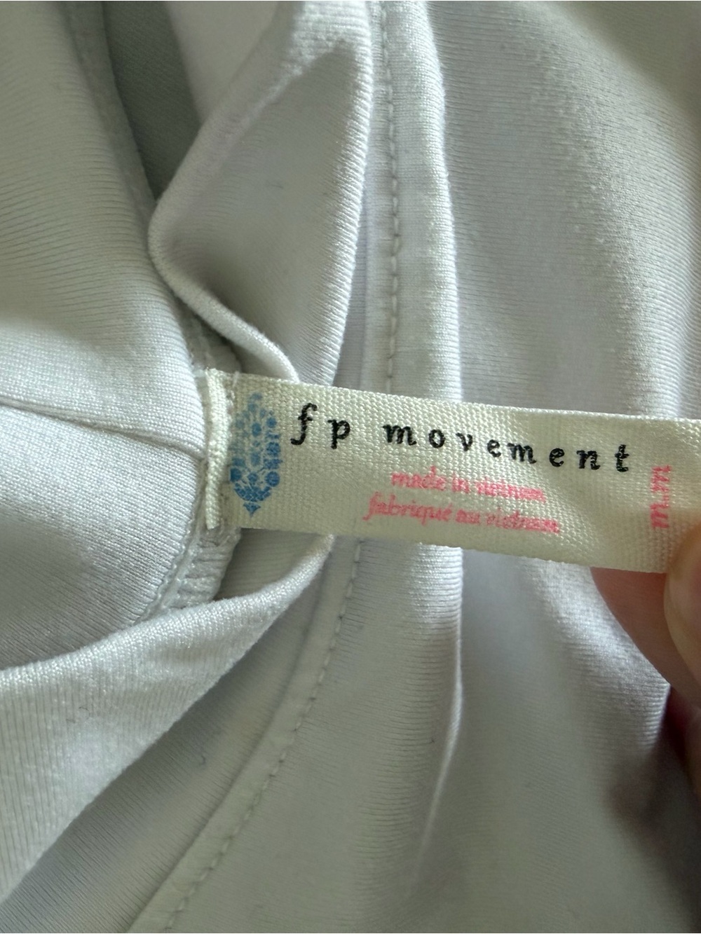 Free People FP Movement White High Neck Open Side Workout Tank M - Picture 6 of 6